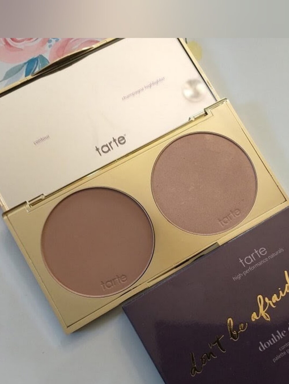 Tarte Don't Be Afraid To Dazzle Double Duty Beauty Bronzer & Highlighter Contour